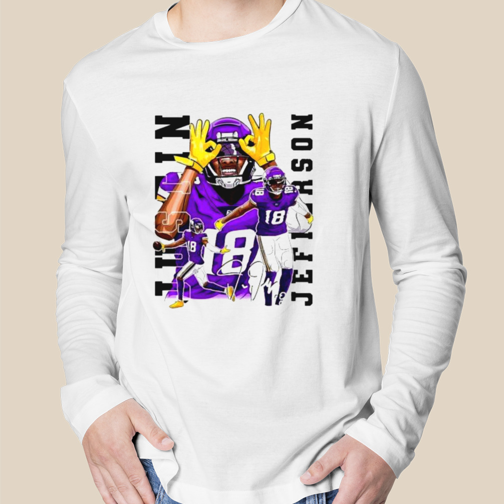 Justin Jefferson Griddy Shirt Womens Vikings Shirt Minnesota Vikings Gift -  Happy Place for Music Lovers