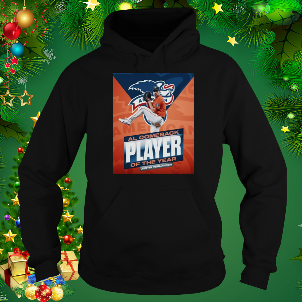 Justin Verlander AL Comeback Player Of The Year Shirt 5 Hoodie tshirt