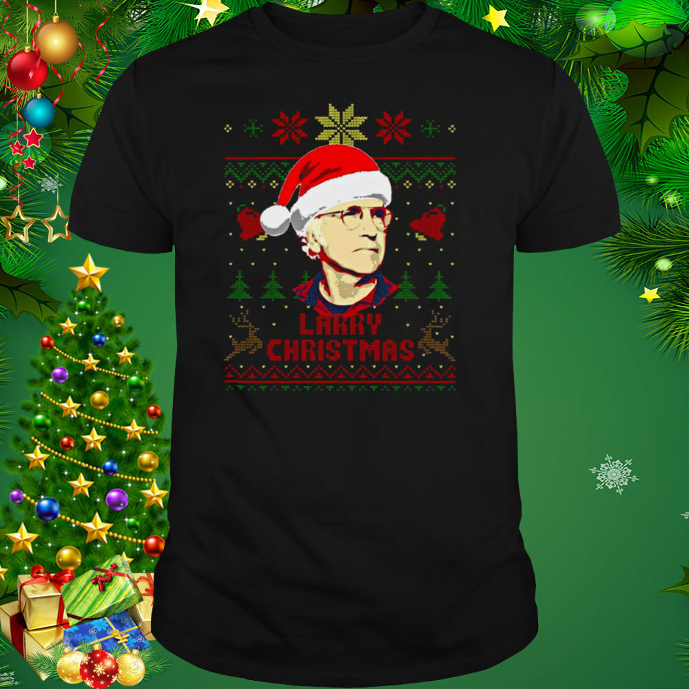Larry David Christmas Pattern Graphic shirt 1 Unisex tshirt