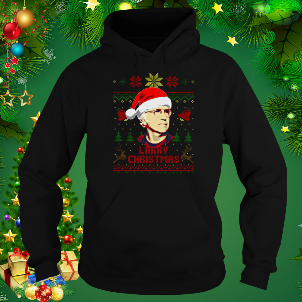 Larry David Christmas Pattern Graphic shirt 5 Hoodie tshirt