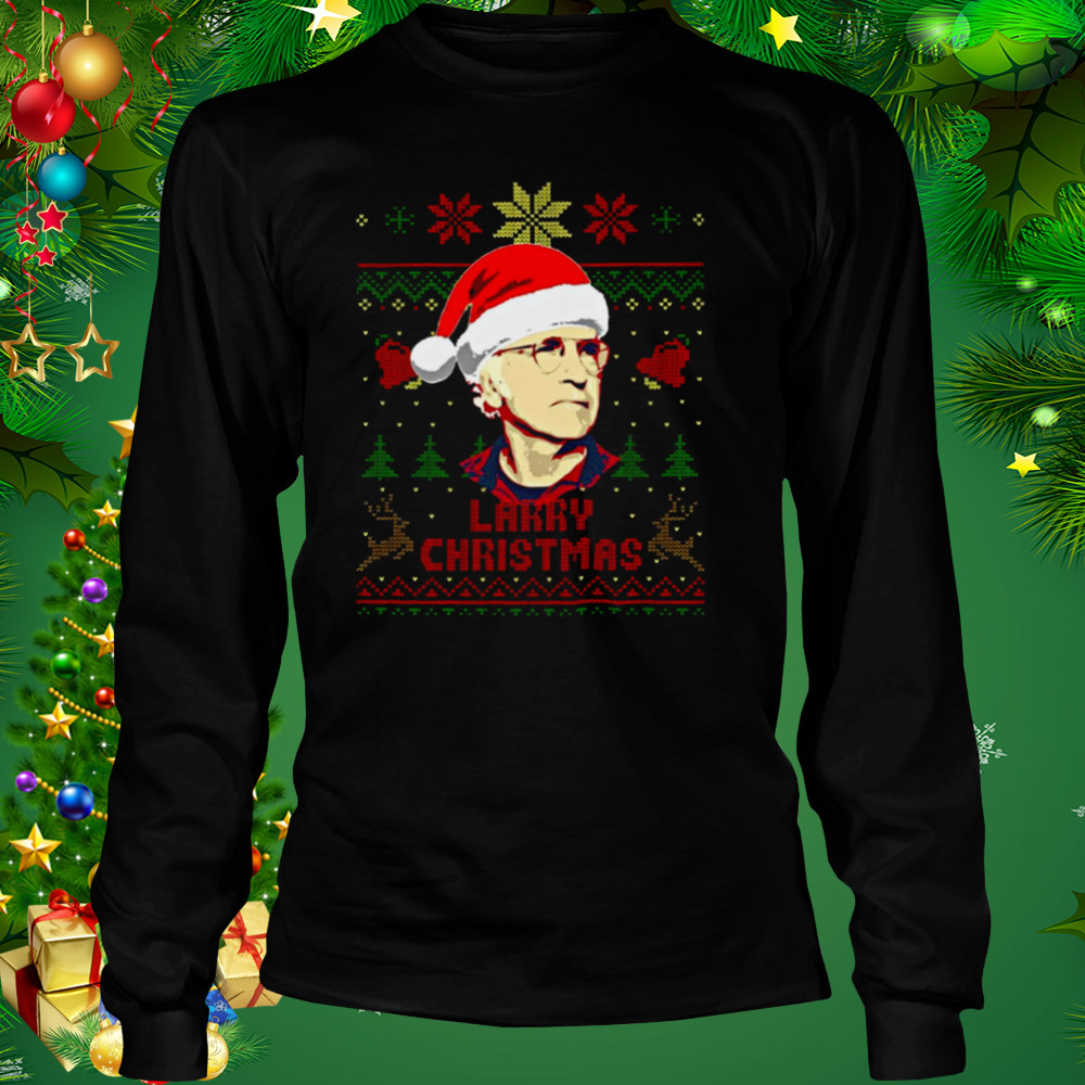 Larry David Christmas Pattern Graphic shirt 3 Longsleeve tshirt