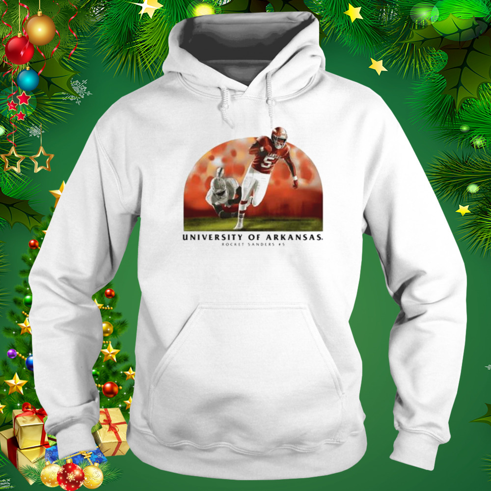 Rocket Sanders 5 University Of Arkansas 2022 shirt 5 Hoodie shirt