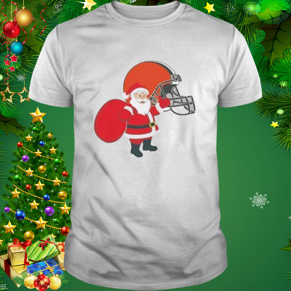 Santa Claus Cleveland Browns NFL Christmas 2022 shirt