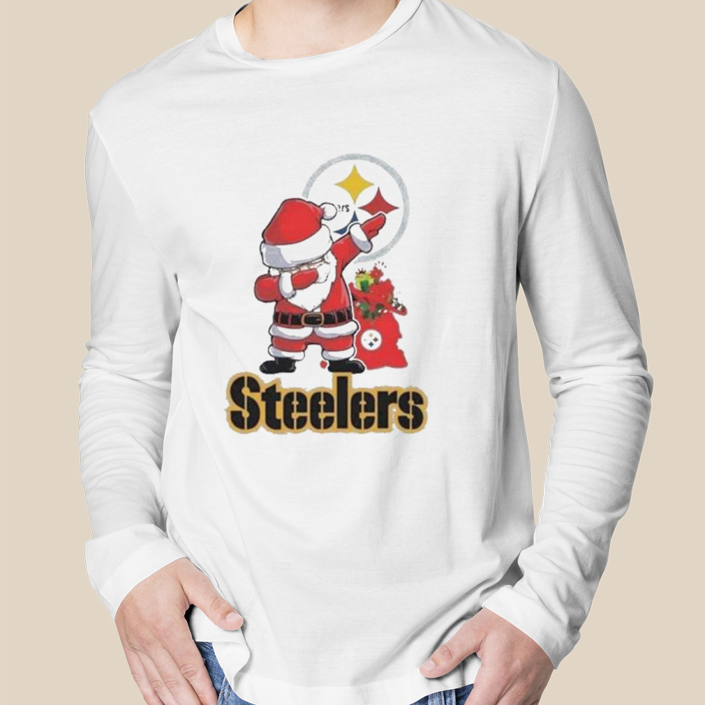 Merry Christmas Pittsburgh Steelers NFL Santa And Reindeer