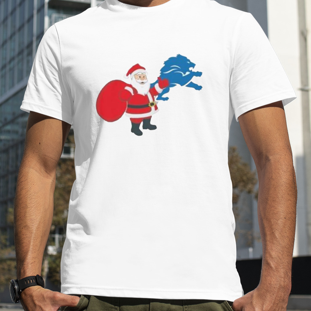 Santa Claus Detroit Lions NFL Christmas 2022 shirt