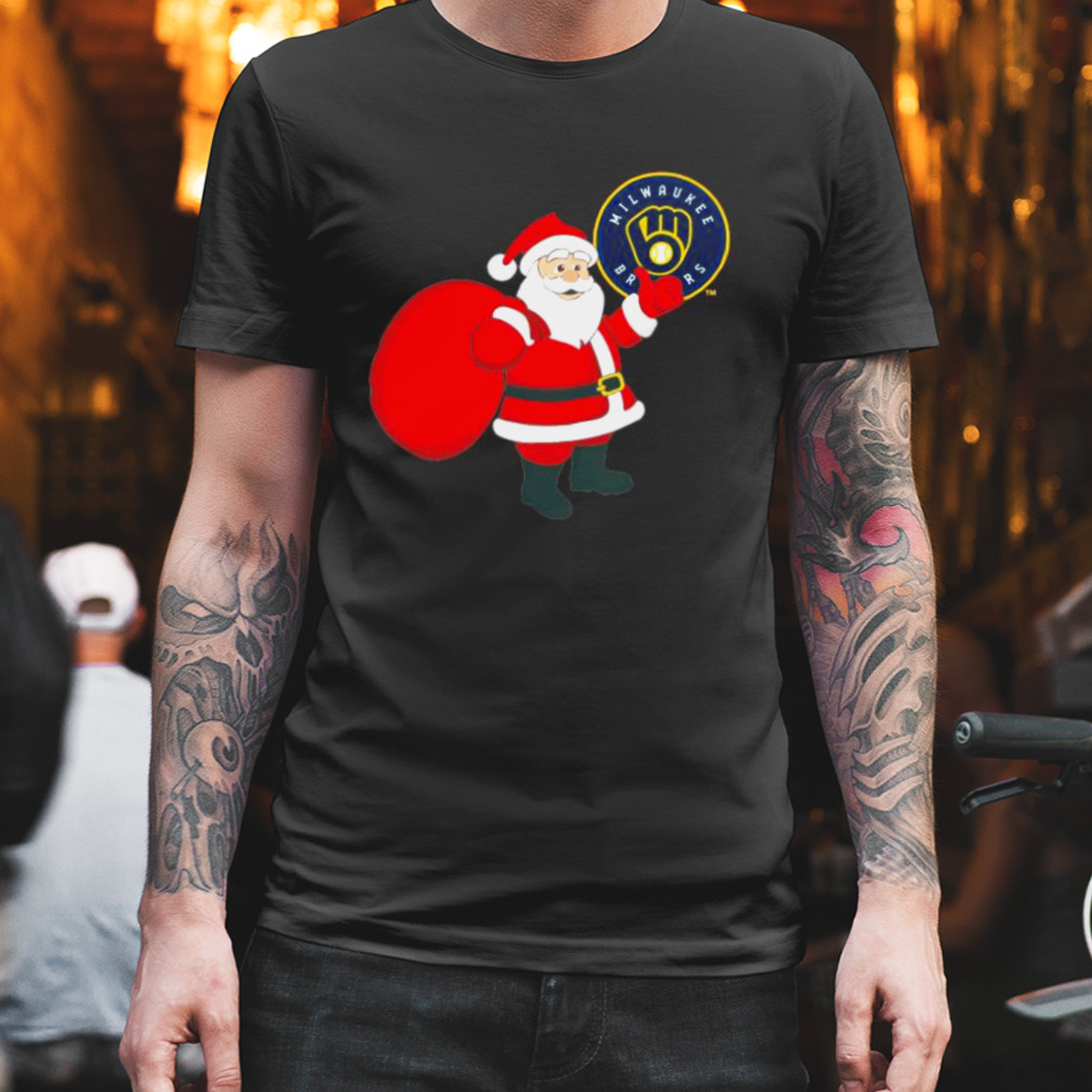 Santa Claus Milwaukee Brewers MLB Christmas 2022 shirt