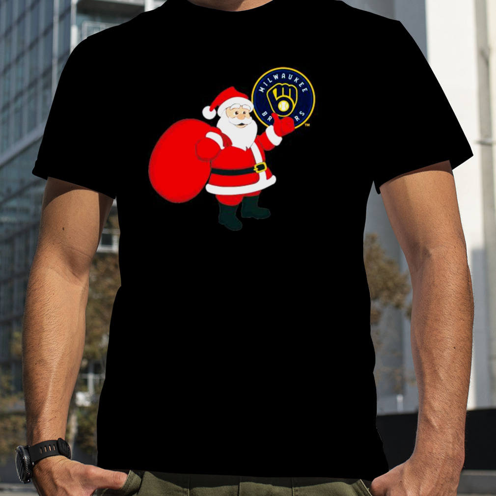 Santa Claus Milwaukee Brewers MLB Christmas 2022 shirt