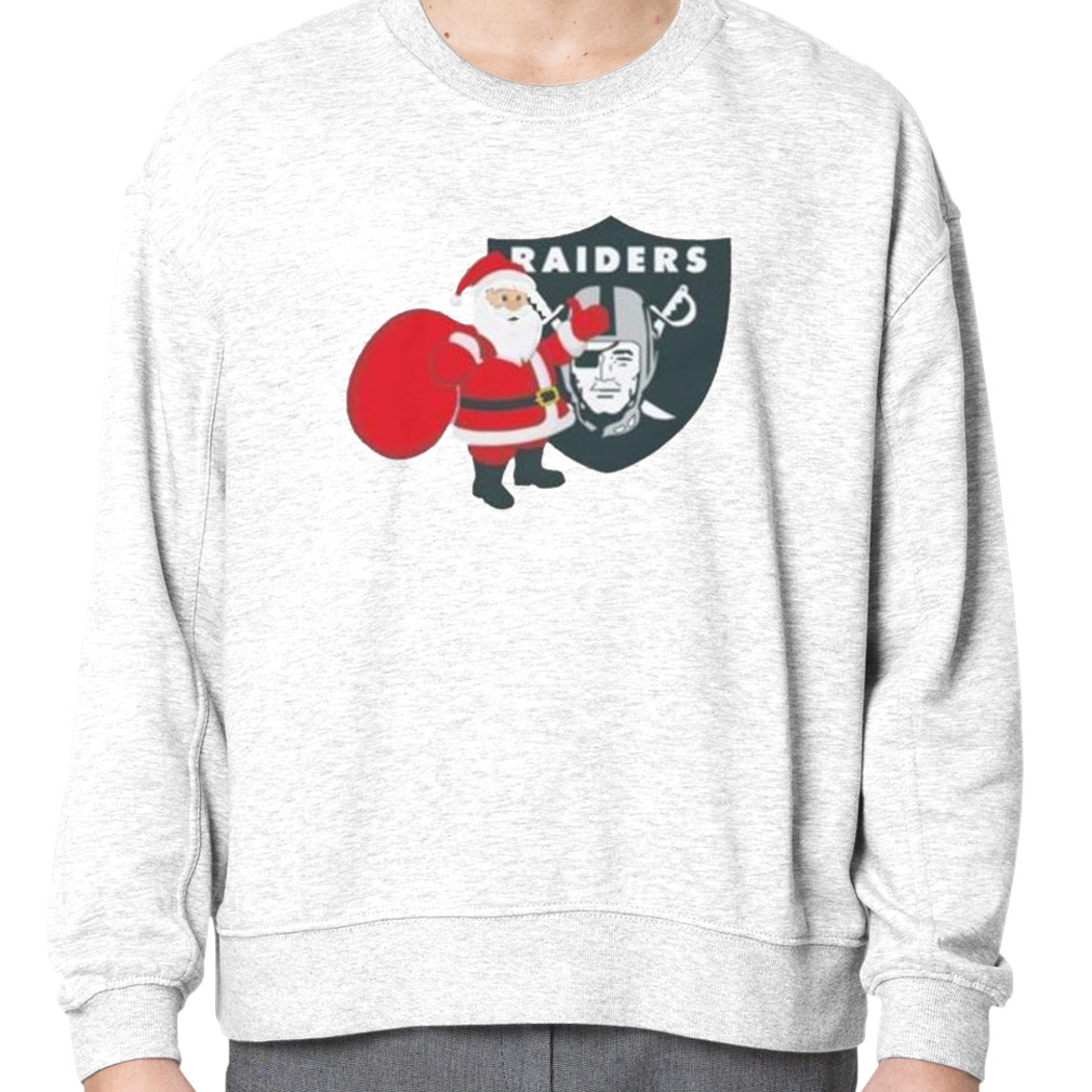 Santa Oakland Raiders Nation Christmas ugly sweater - Kingteeshop