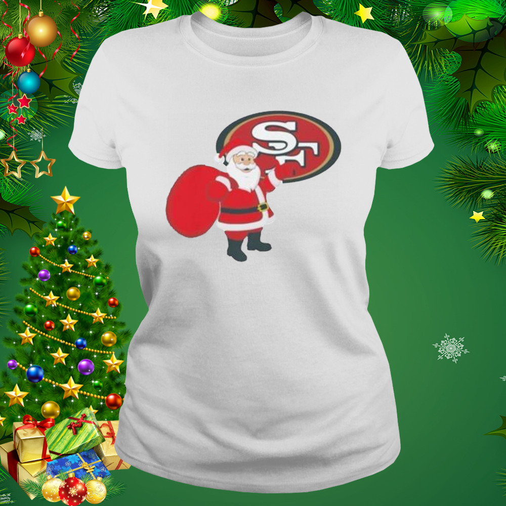 San Francisco 49ers NFL Santa Claus Christmas Shirt