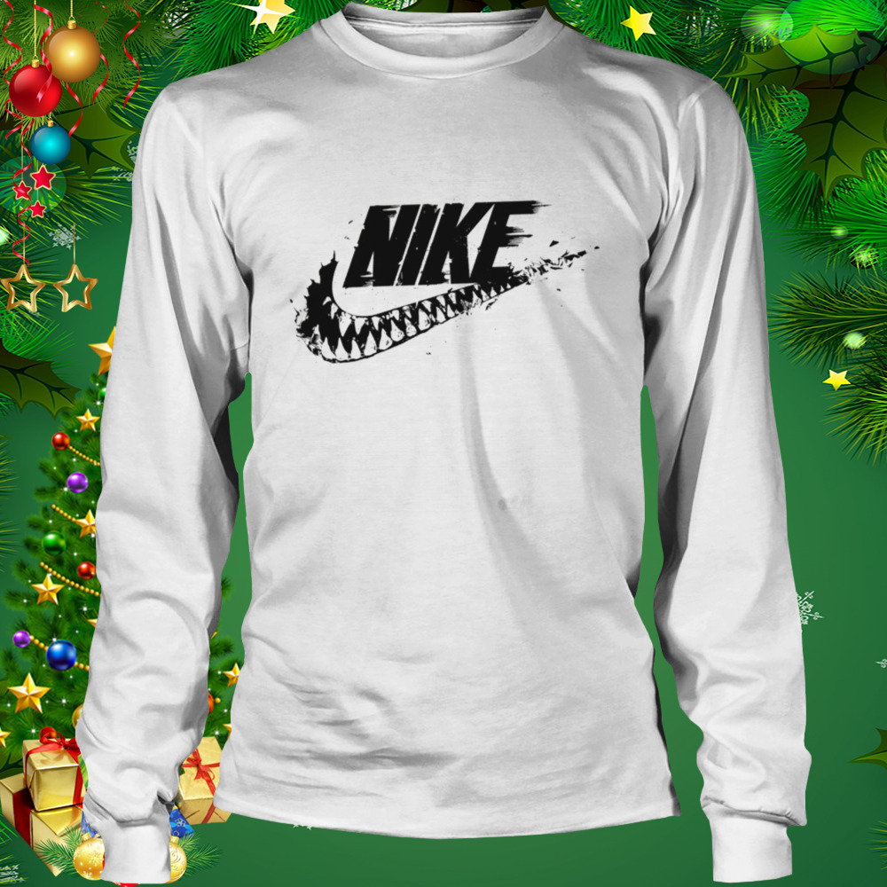 Venom Smile X Nike Logo Black Art shirt 3 Longsleeve shirt