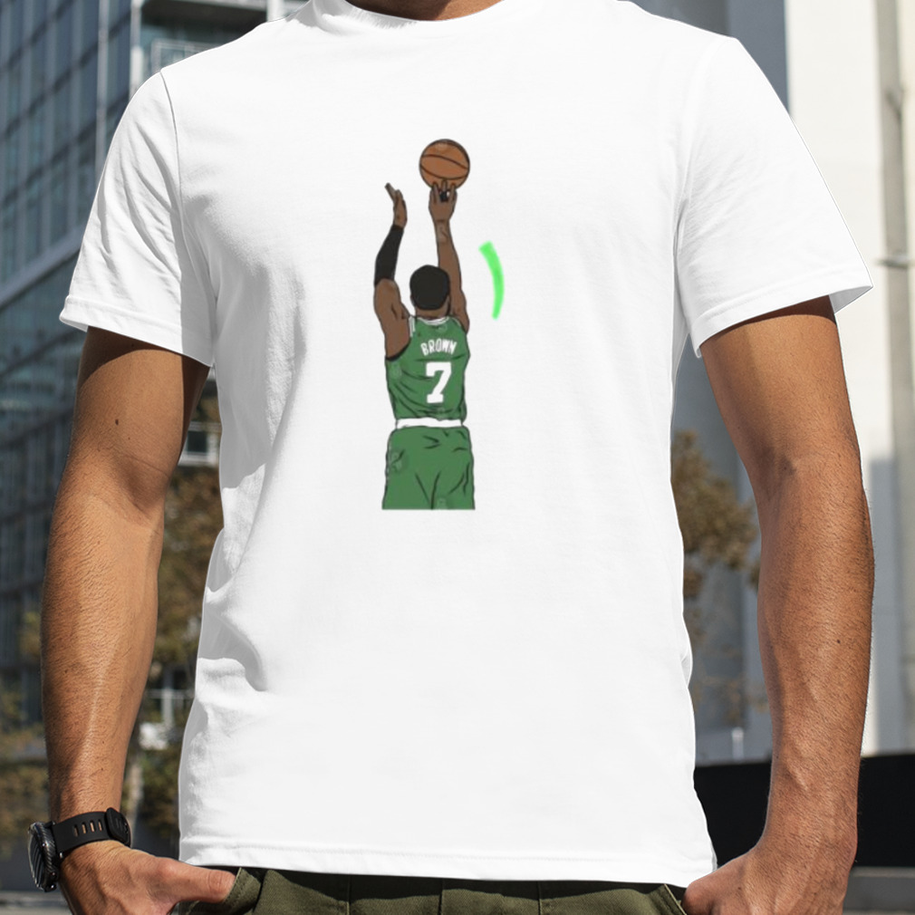 jaylen Brown Boston Celtics green release shirt