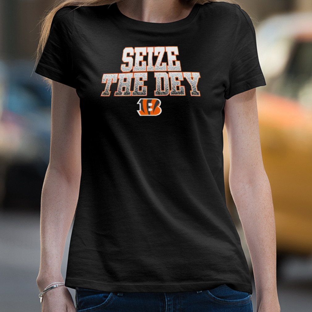 Seize The Dey Cincinnati Bengals Big and Tall Statement T-Shirt