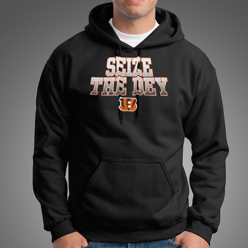 Cincinnati Bengals Big and Tall Seize The Dey Statement shirt