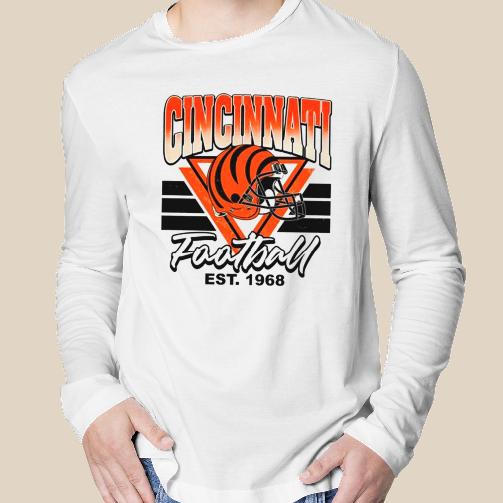 Cincinnati Bengals, Bengals est. 1968 T-Shirt tops anime clothes sublime t  shirt heavy weight t shirts for men