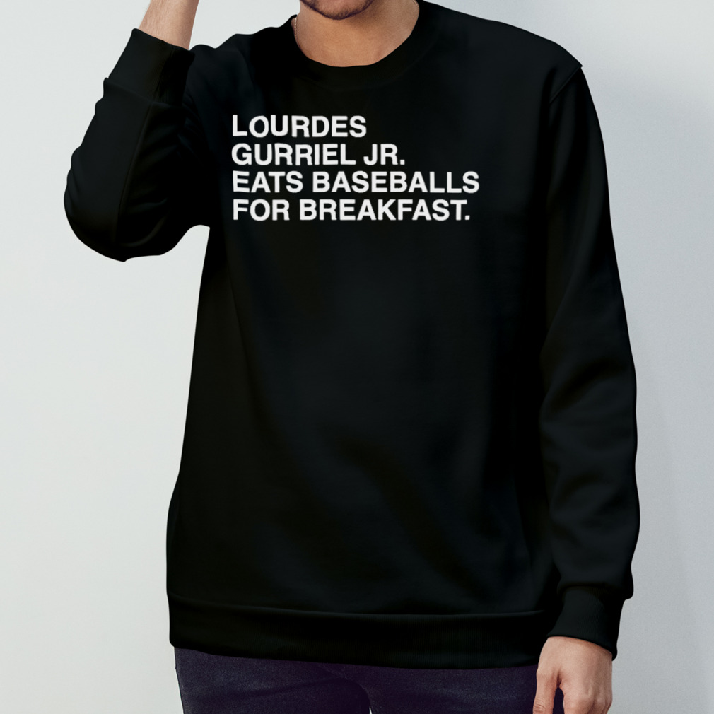 obviousshirts Lourdes Gurriel Jr. Eats Baseballs for Breakfast. Blue / SM