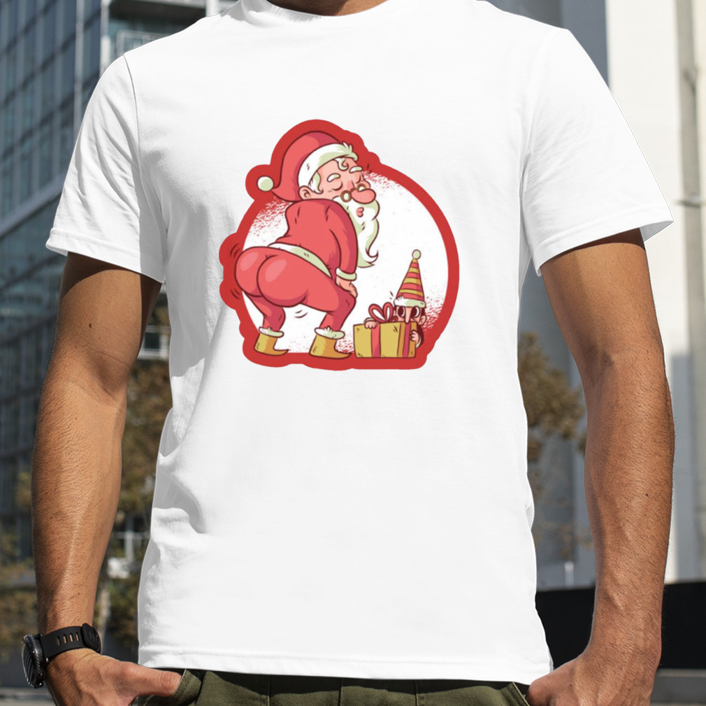 Santa Booty Funny Christmas shirt
