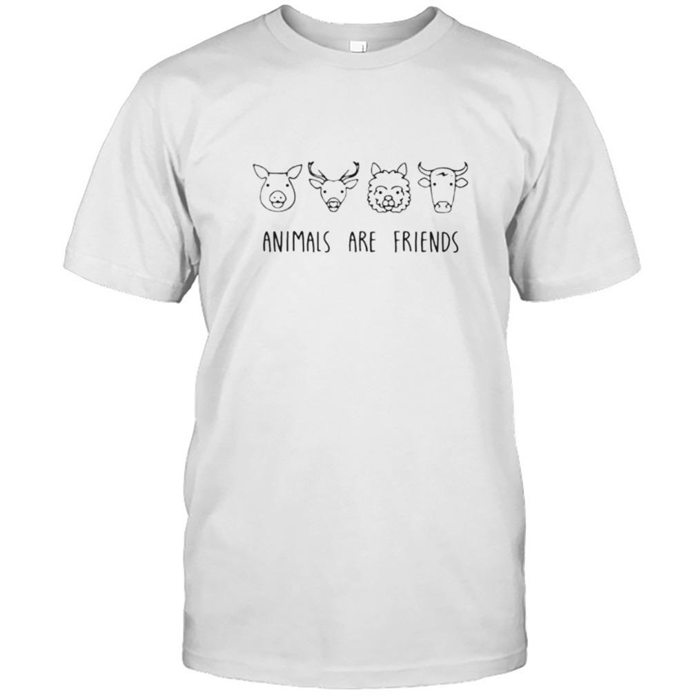 Top animals are friends shirt