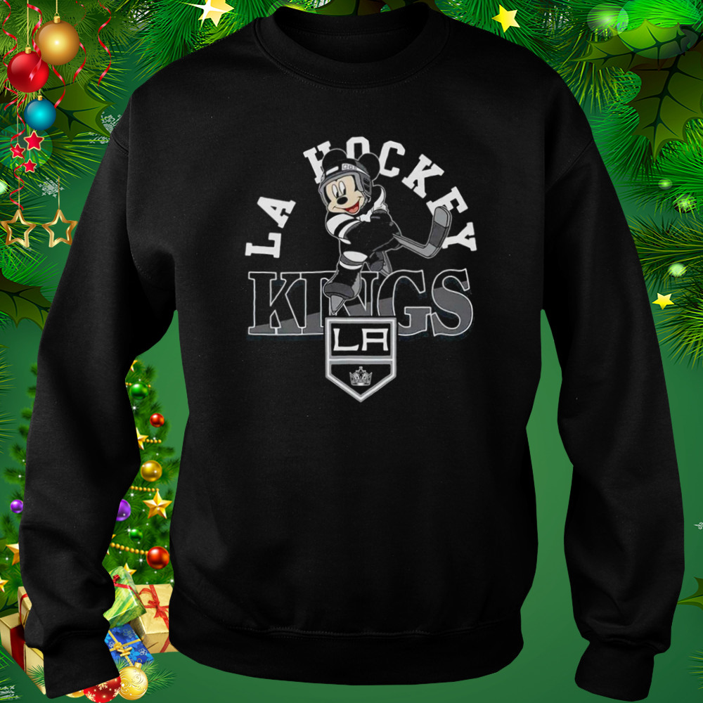 Mickey Mouse Los Angeles Kings Toddler Putting Up Numbers Shirt 4 Sweat tshirt