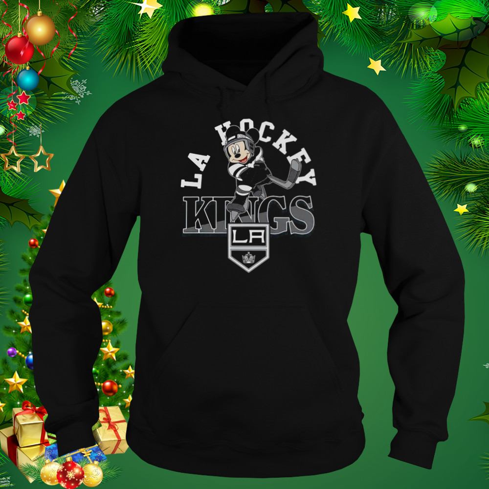 Mickey Mouse Los Angeles Kings Toddler Putting Up Numbers Shirt 5 Hoodie tshirt