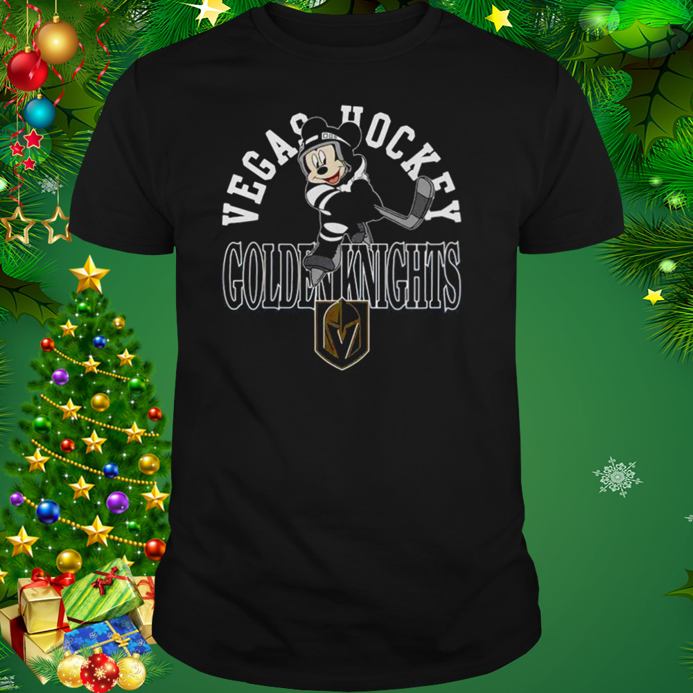 Mickey Mouse Vegas Golden Knights Toddler Putting Up Numbers Shirt 1 Unisex tshirt