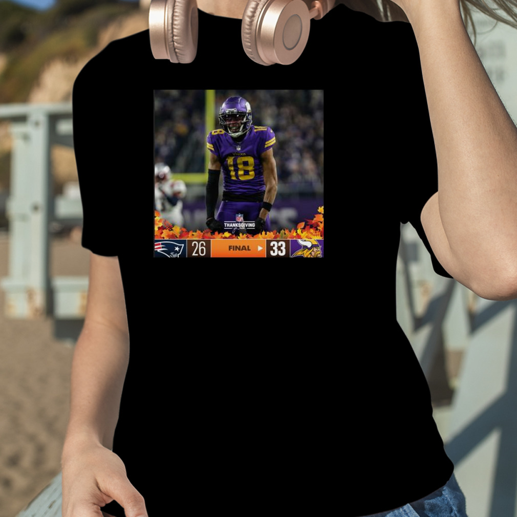 New England Patriots Vs Minnesota Vikings NFL On Madden Thanksgiving shirt,  hoodie, sweater, long sleeve and tank top