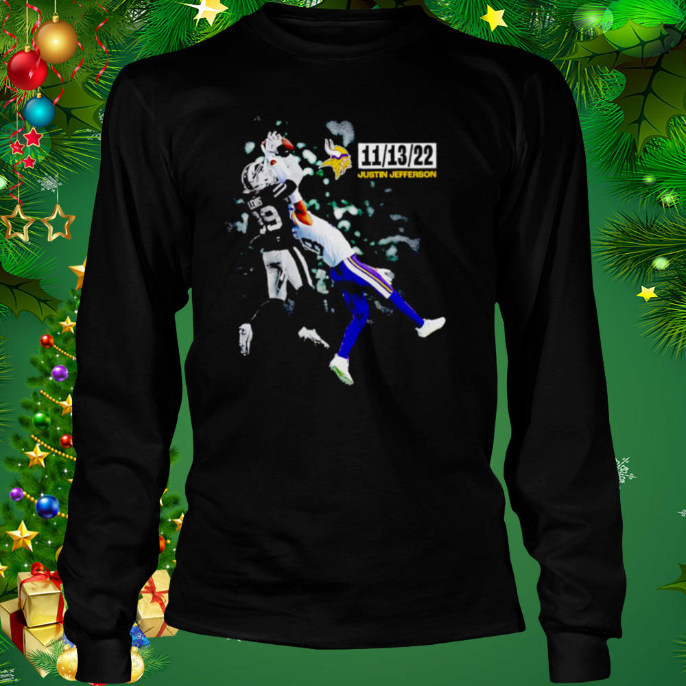 Minnesota Vikings Justin Jefferson Catch shirt 3 Longsleeve tshirt