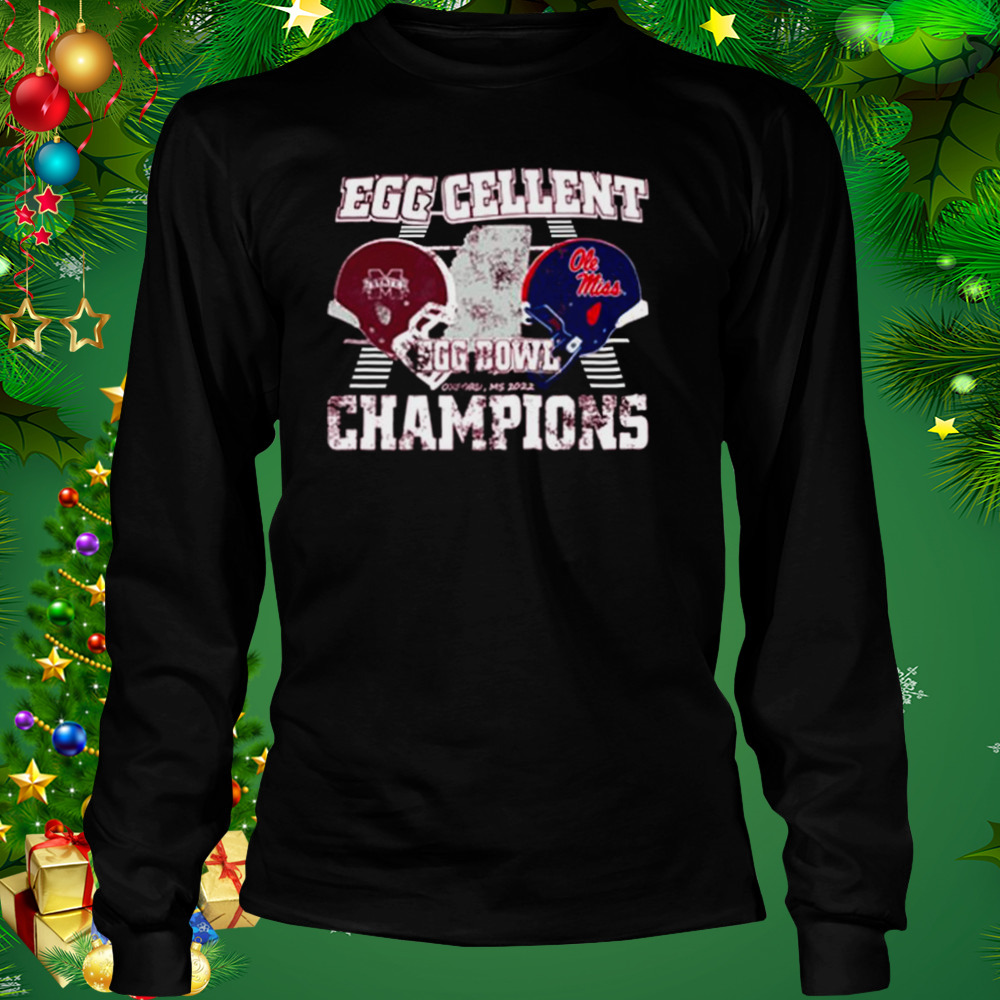 Mississippi State Bulldogs 2022 Egg Cellent Egg BOWL champions shirt 3 Longsleeve tshirt