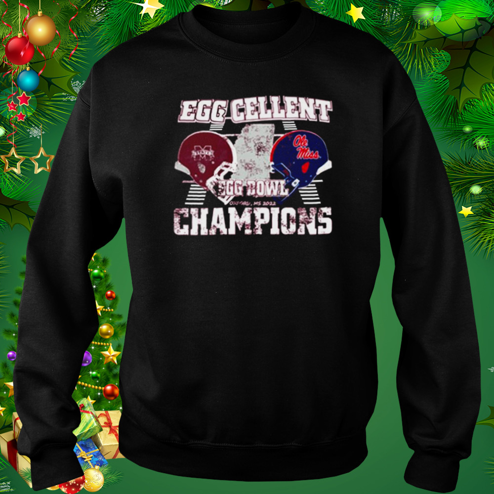 Mississippi State Bulldogs 2022 Egg Cellent Egg BOWL champions shirt 4 Sweat tshirt