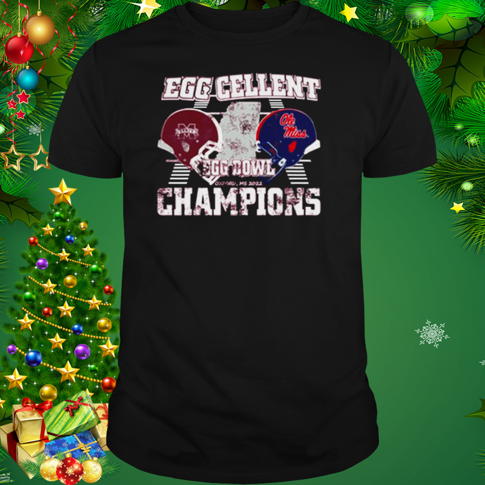 Mississippi State Bulldogs 2022 Egg Cellent Egg BOWL champions shirt 1 Unisex tshirt