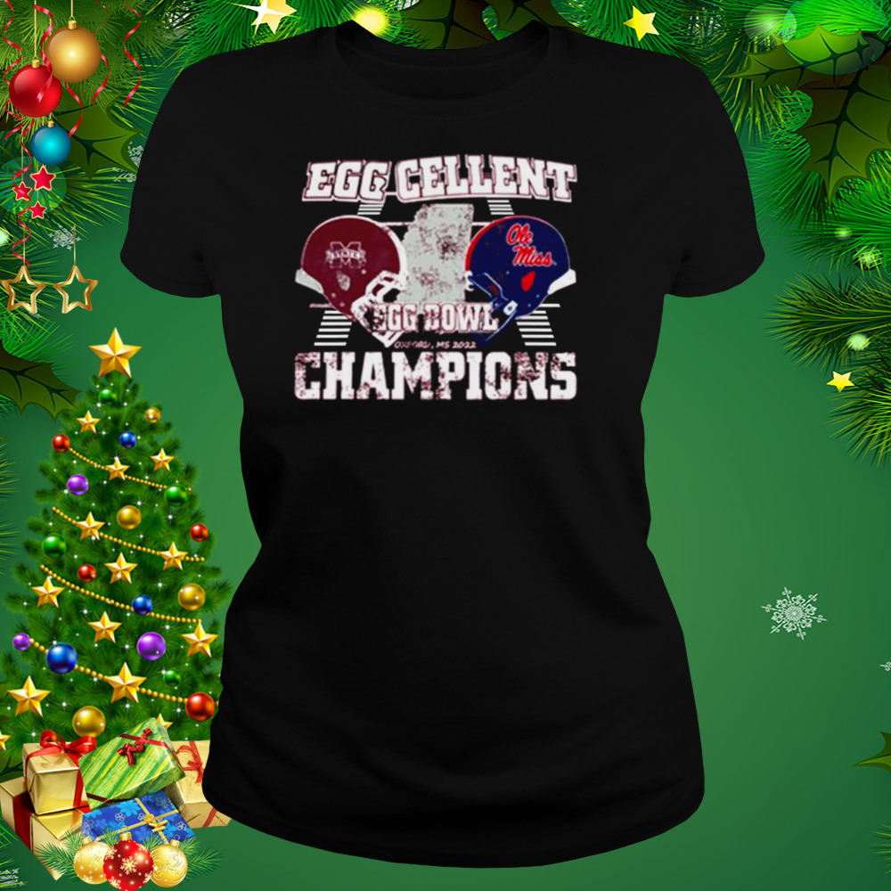Mississippi State Bulldogs 2022 Egg Cellent Egg BOWL champions shirt 2 Women's tshirt