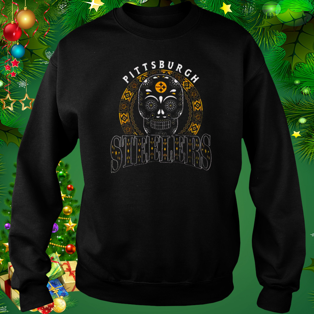 Pittsburgh Steelers Dia de Los Muertos Shirt 4 Sweat tshirt