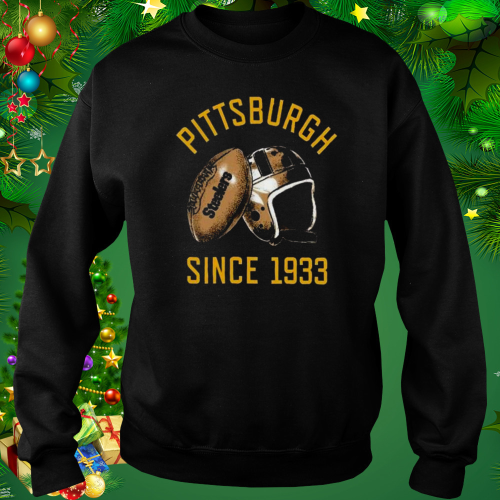 Pittsburgh Steelers Mitchell & Ness Vintage Fleece Shirt 4 Sweat tshirt