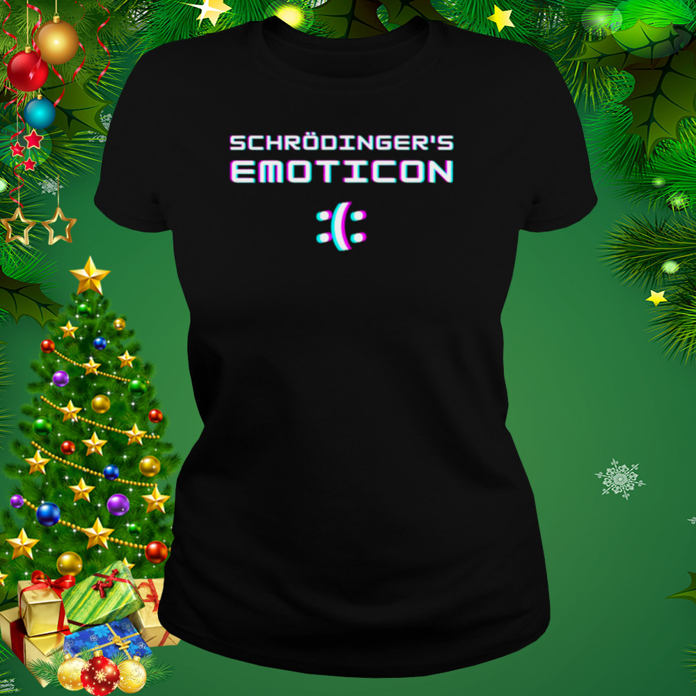Schrödinger’s Emoji Smiley Glitch shirt 2 Women's tshirt