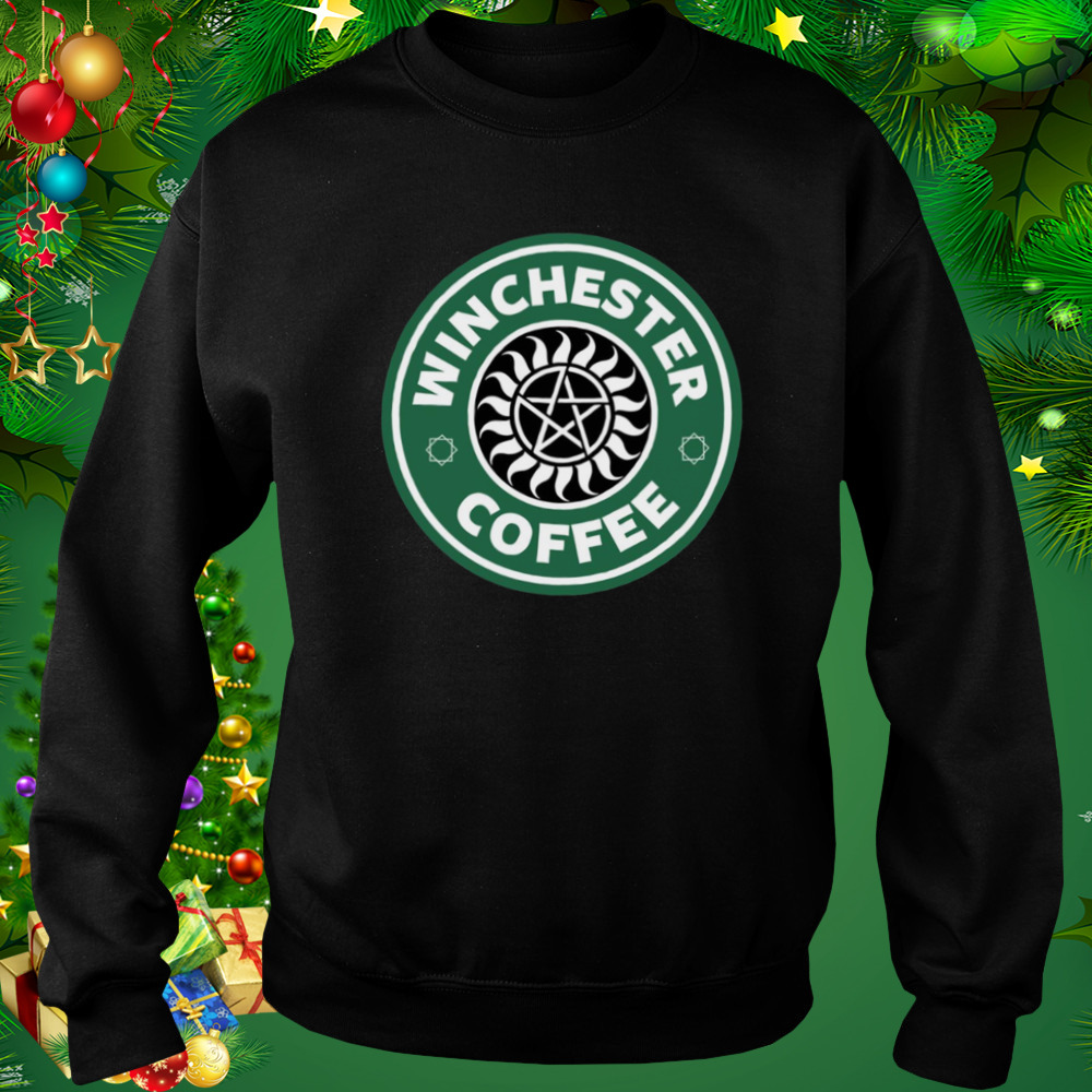 Supernatural Winchester Coffee Starbucks shirt 4 Sweat tshirt