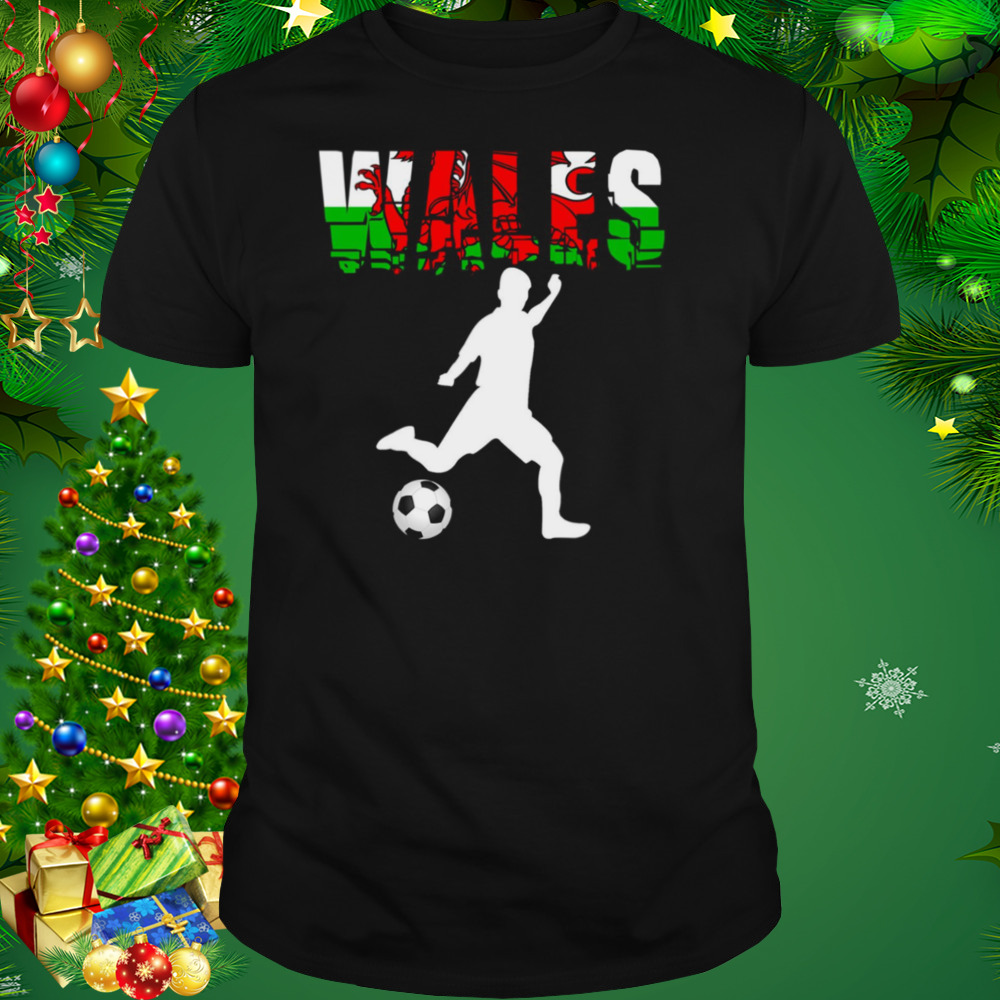 Wales Football With Welsh Soccer Player shirt 1 Unisex tshirt