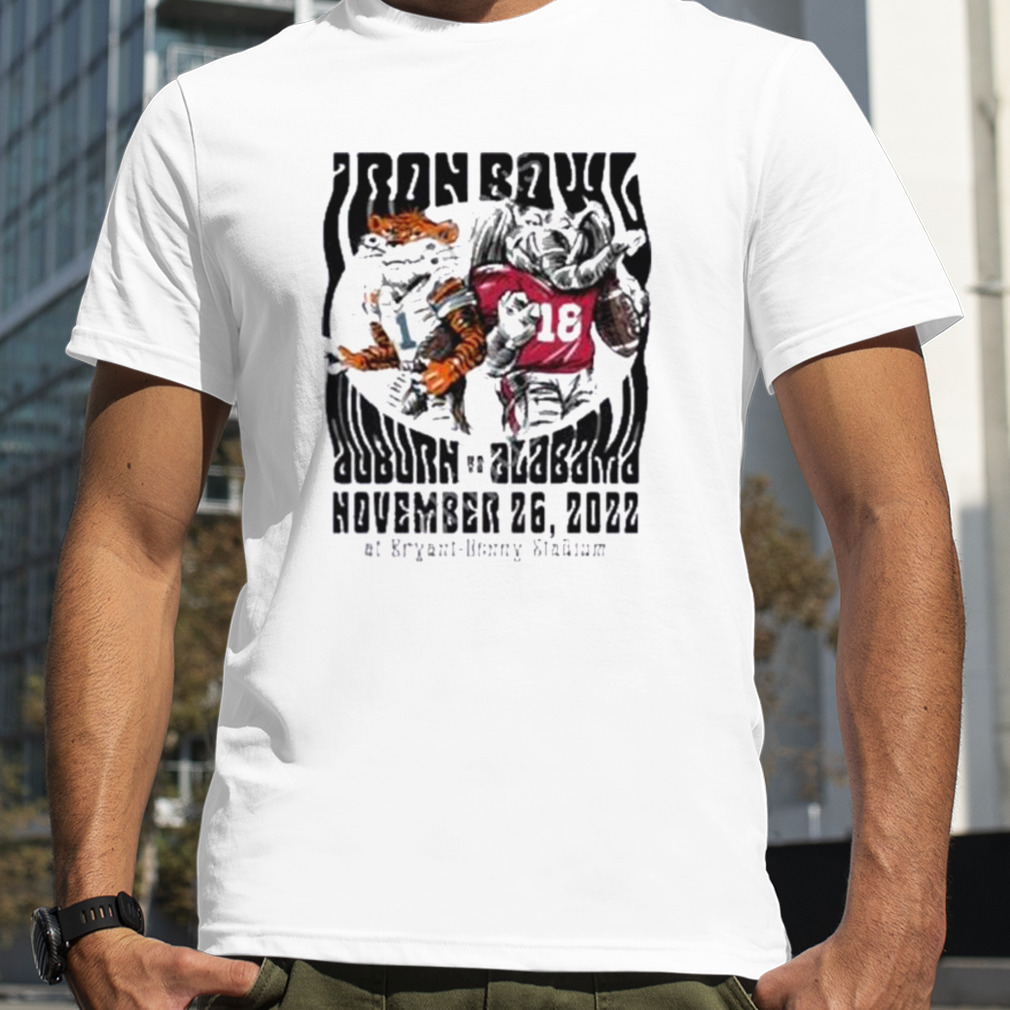 Auburn tigers vs alabama crimson tide game day 2022 matchup shirt