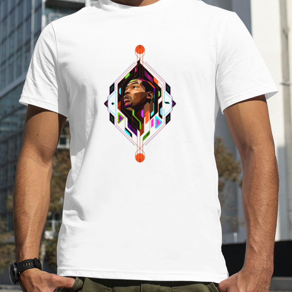 Ball Geometric Design Slim Reaper Kevin Durant shirt