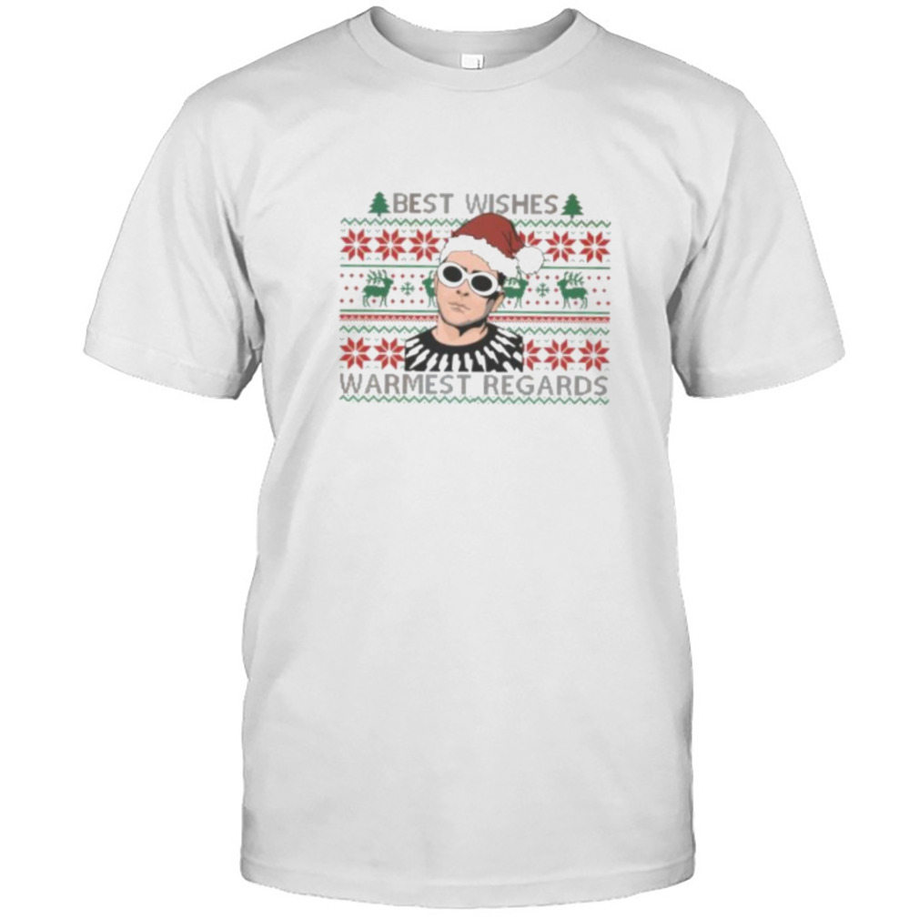 Best Wishes Warmest Regards Fold In The Cheese Ugly Christmas Shirt