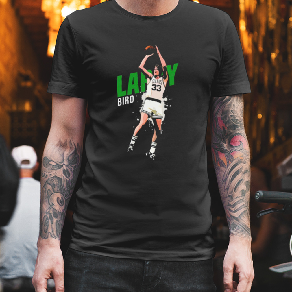Iconic Design Of Larry Bird Basketball Celtics shirt
