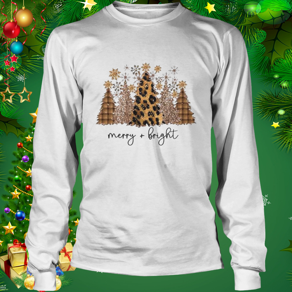 Merry And Bright Tree Christmas 2022 shirt 3 Longsleeve shirt