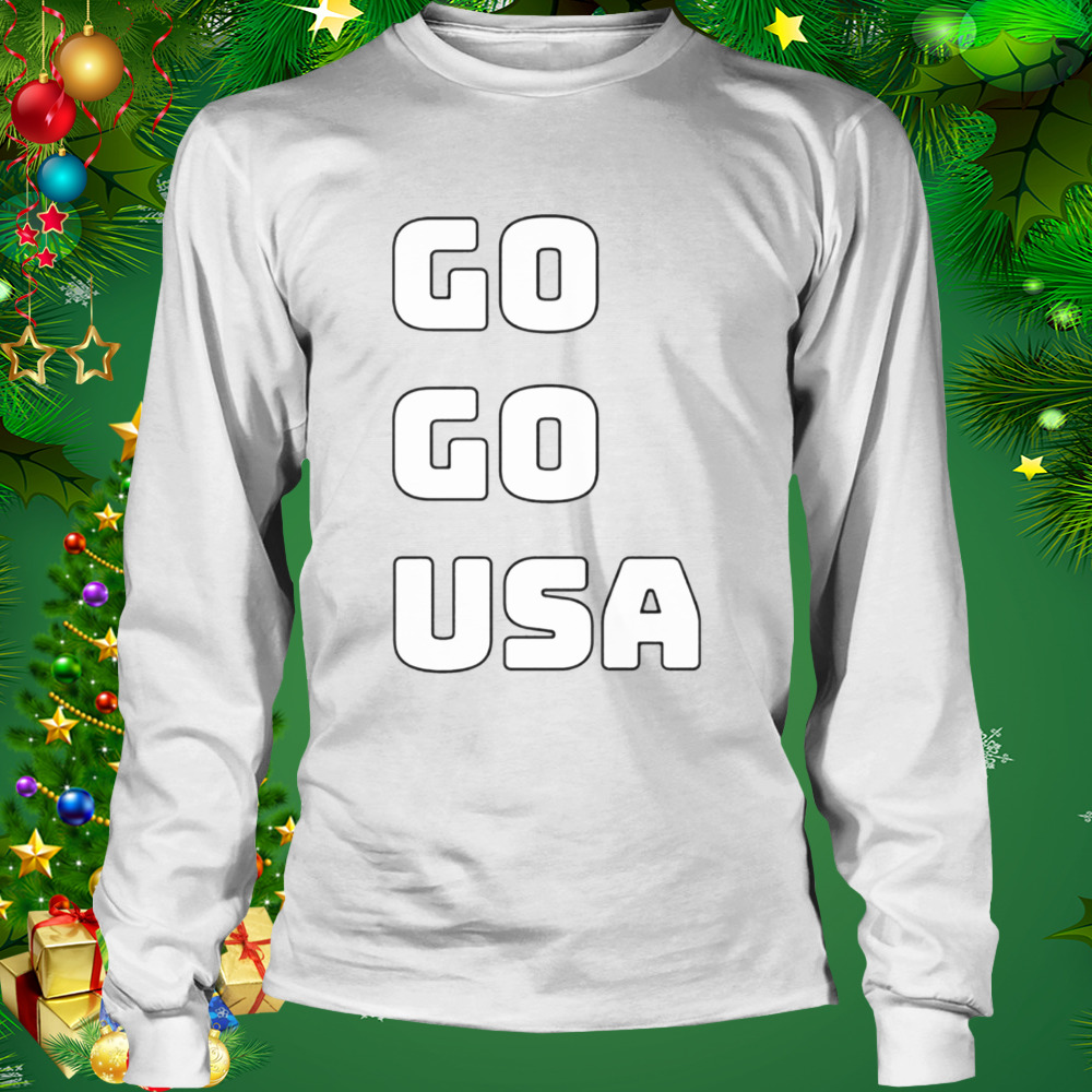 Nice go go USA USA soccer team shirt 3 Longsleeve shirt