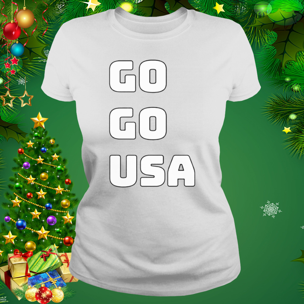 Nice go go USA USA soccer team shirt 2 Women's shirt