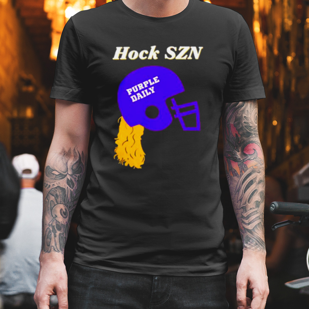 Nice hock SZN purple daily shirt