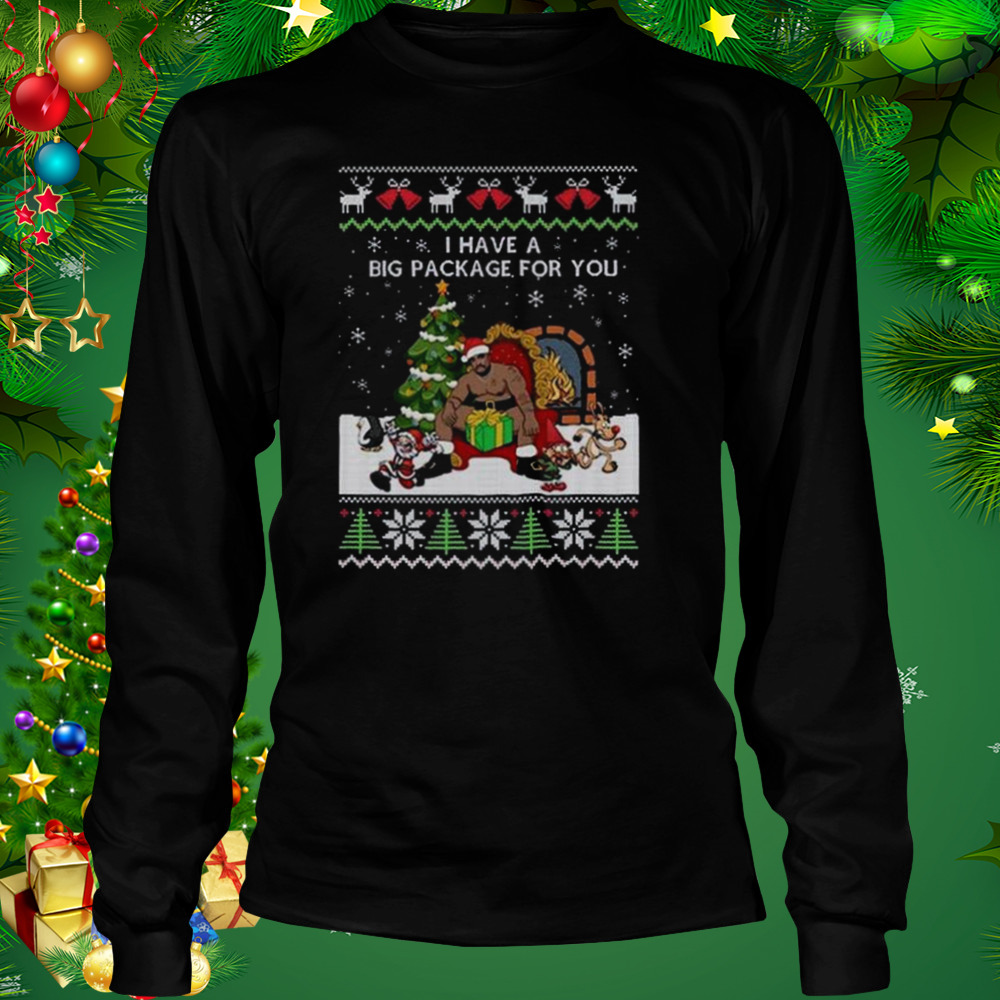 Santa Barry Wood I Have A Big Package For You Ugly Christmas 2022 Shirt 3 Longsleeve tshirt
