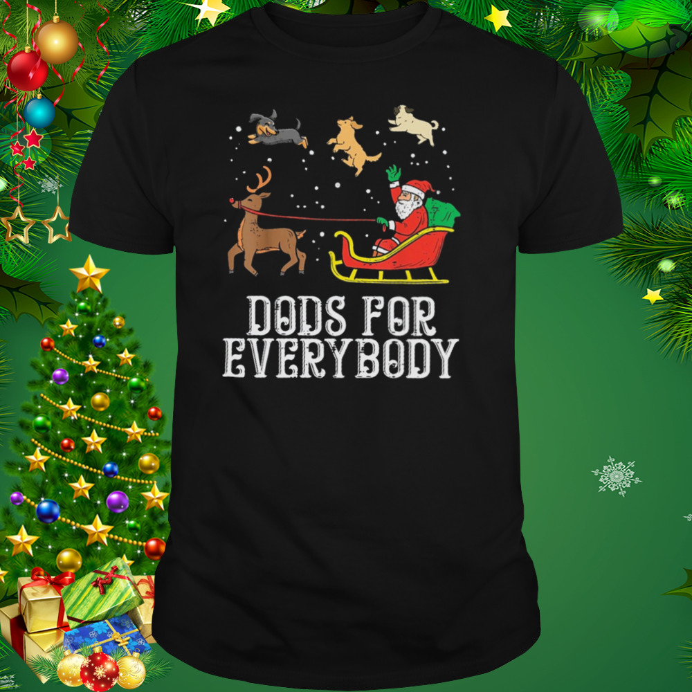 Santa Claus Dogs For Everybody Christmas Shirt