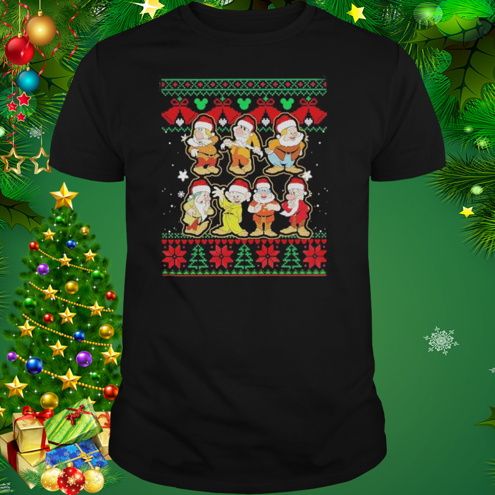 Santa Seven Dwarfs Characters Ugly shirt