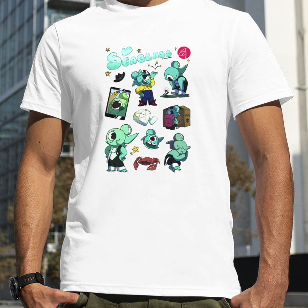 Wdau Seaglass Character shirt