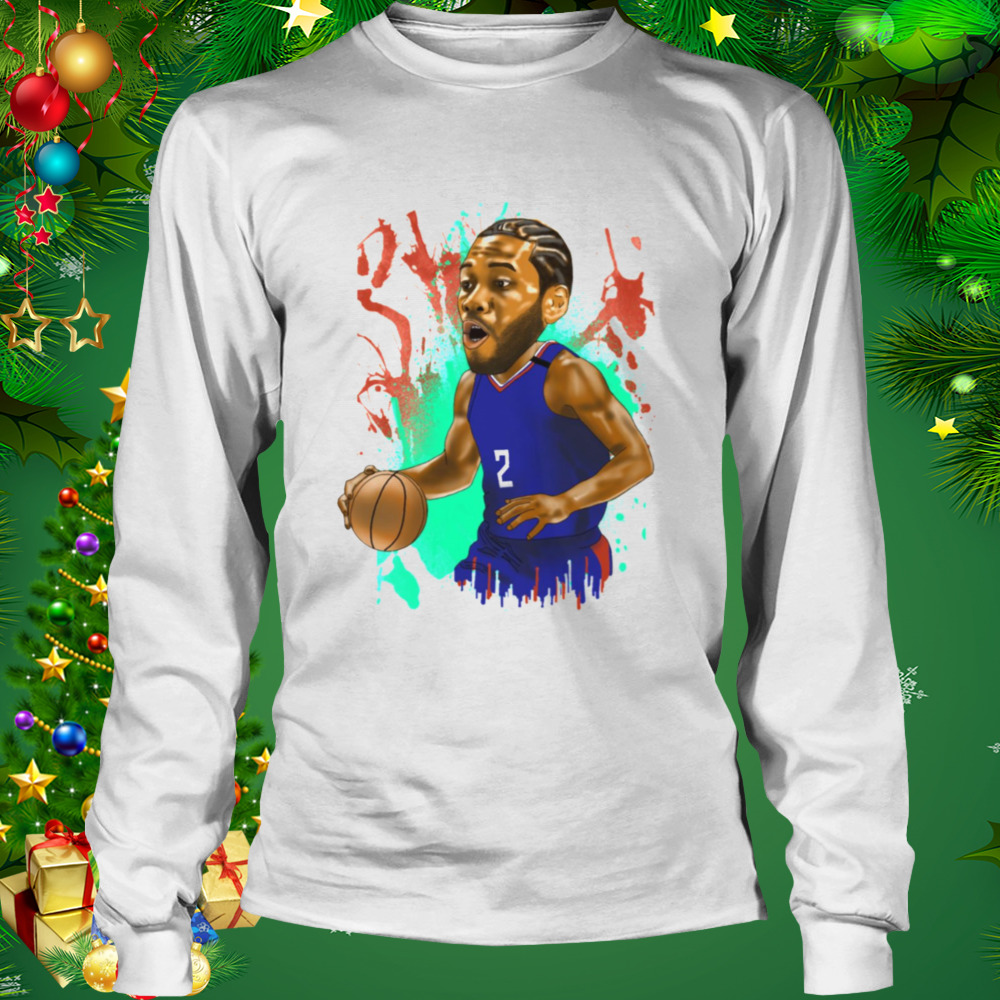 Basketball Player Chibi Fanart Kawhi Leonard shirt 3 Longsleeve shirt