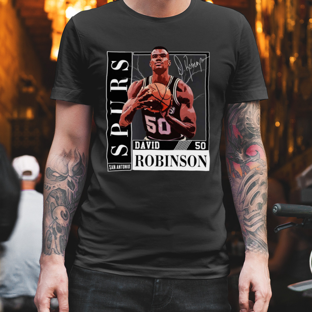 Basketball Signature Graphic David Robinson shirt