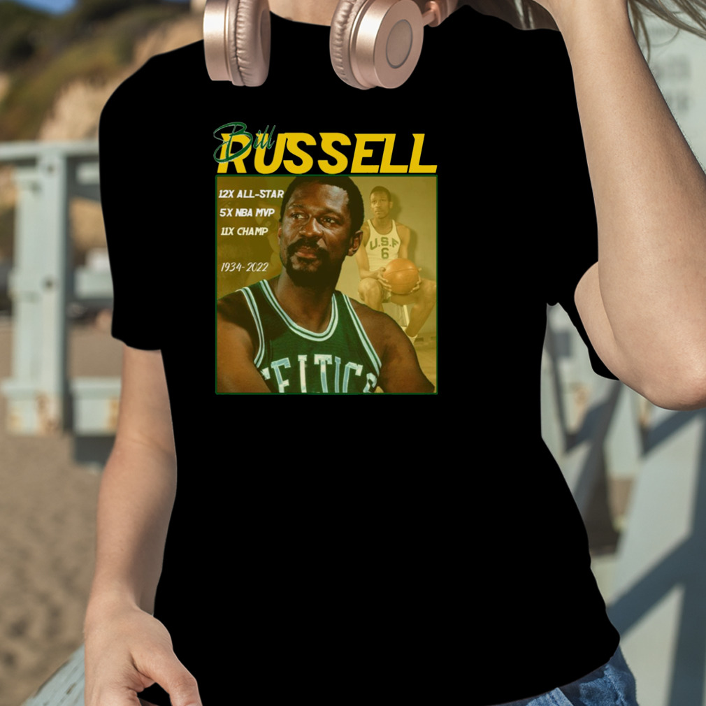 Vintage Basketball Bill Russell Shirt Legend Bill Russell 1934 – 2022  shirt, hoodie, sweater, long sleeve and tank top